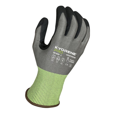 Armor Guys 00-830 Kyorene Pro 18 Gauge Gray Kyorene Pro Graphene Cut A3 Glove - 1/Pair