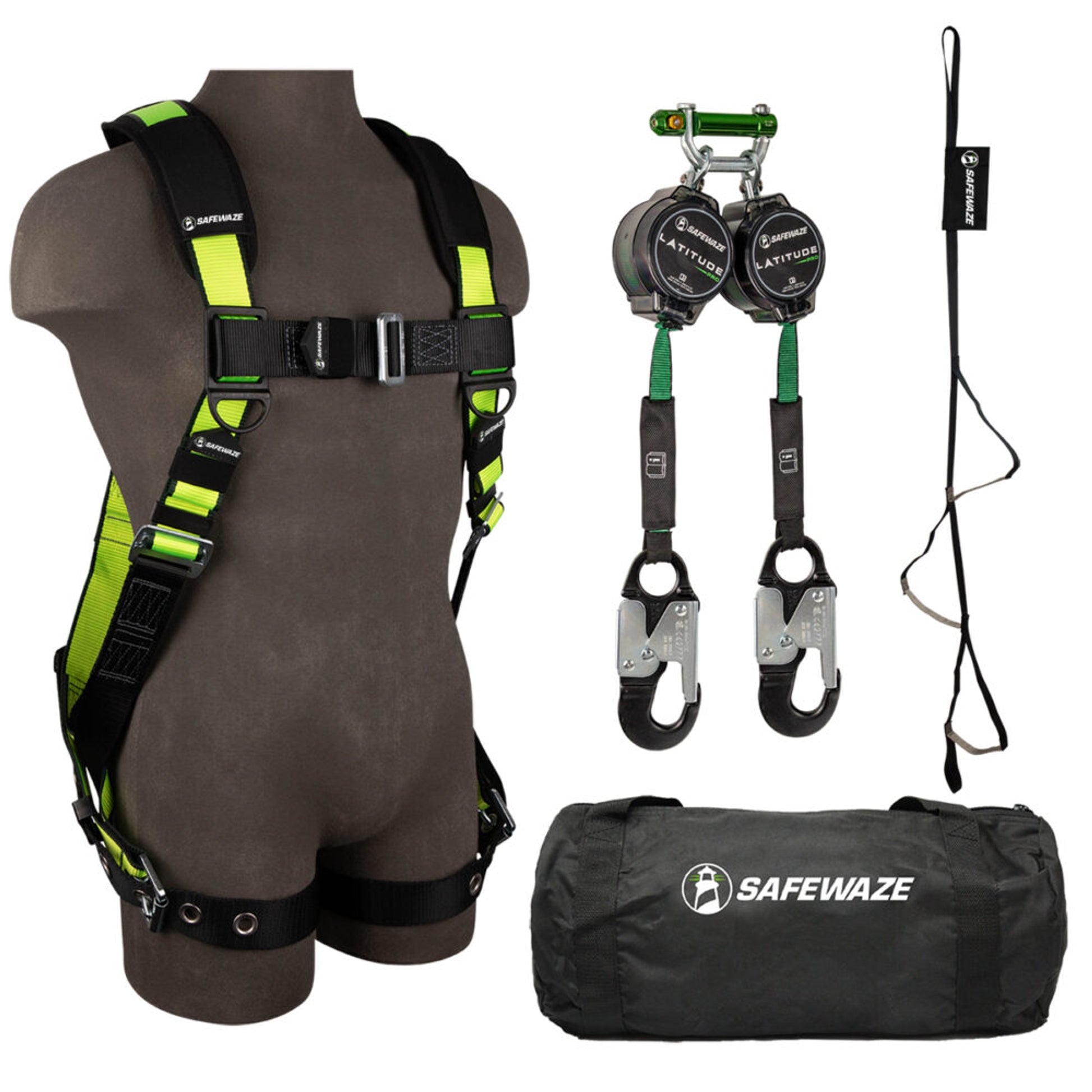 Safewaze PRO Bag Combo: FS185-S/M, 018-5025, FS902, FS8150 - 018-3003