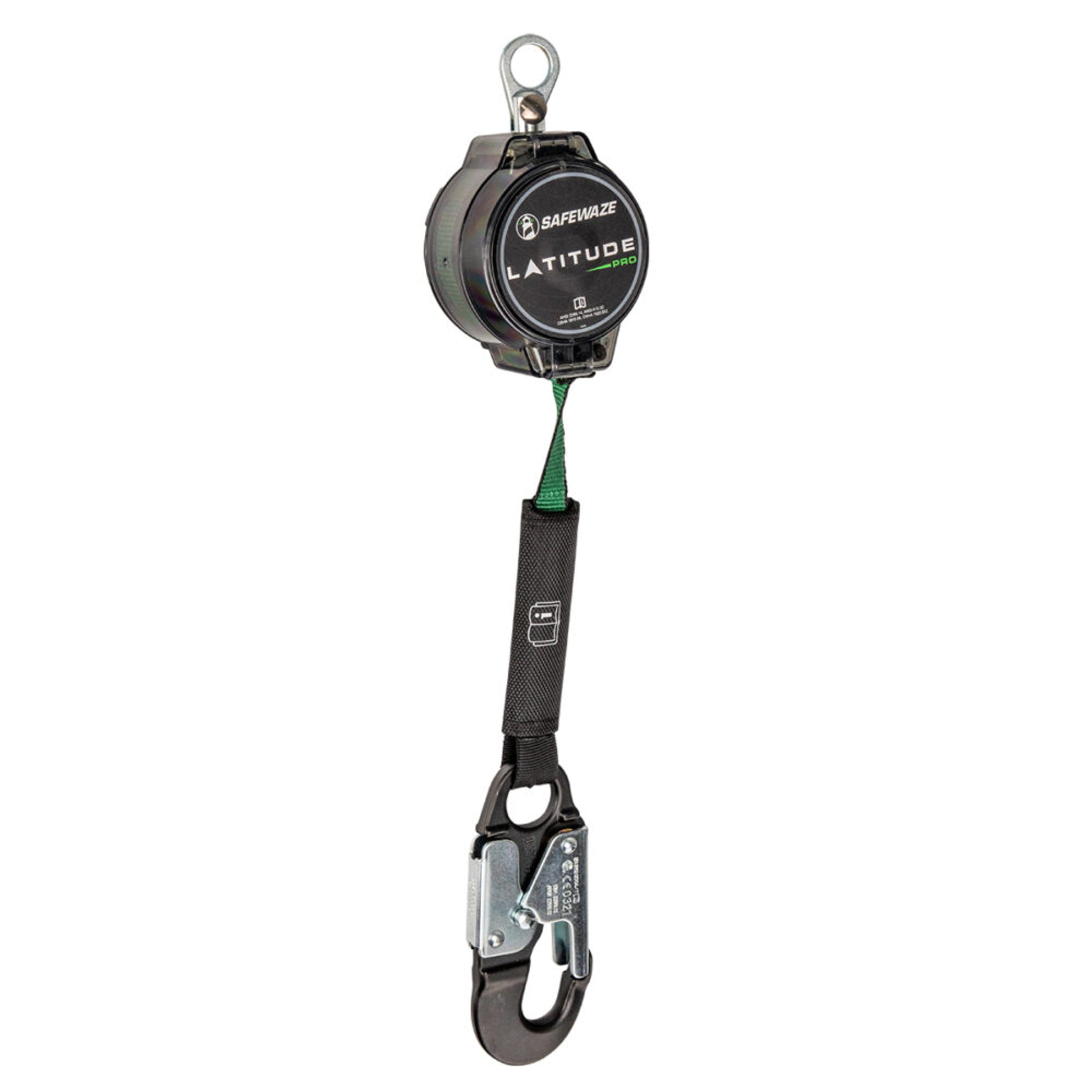 Safewaze Latitude Pro 7' Single Web SRL: No Attachment, Alu Snap Hook - 018-5001