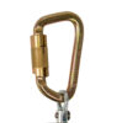 Safewaze Latitude Pro 7' Single Web SRL: Carabiner, Snap Hook - 018-5004