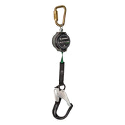 Safewaze Latitude Pro 7' Single Web SRL: Steel Carabiner, Alu Rebar Hook - 018-5007
