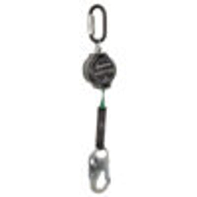 Safewaze Latitude Pro 7' Single Web SRL: Triple Lock Carabiner, Snap Hook - 018-5008