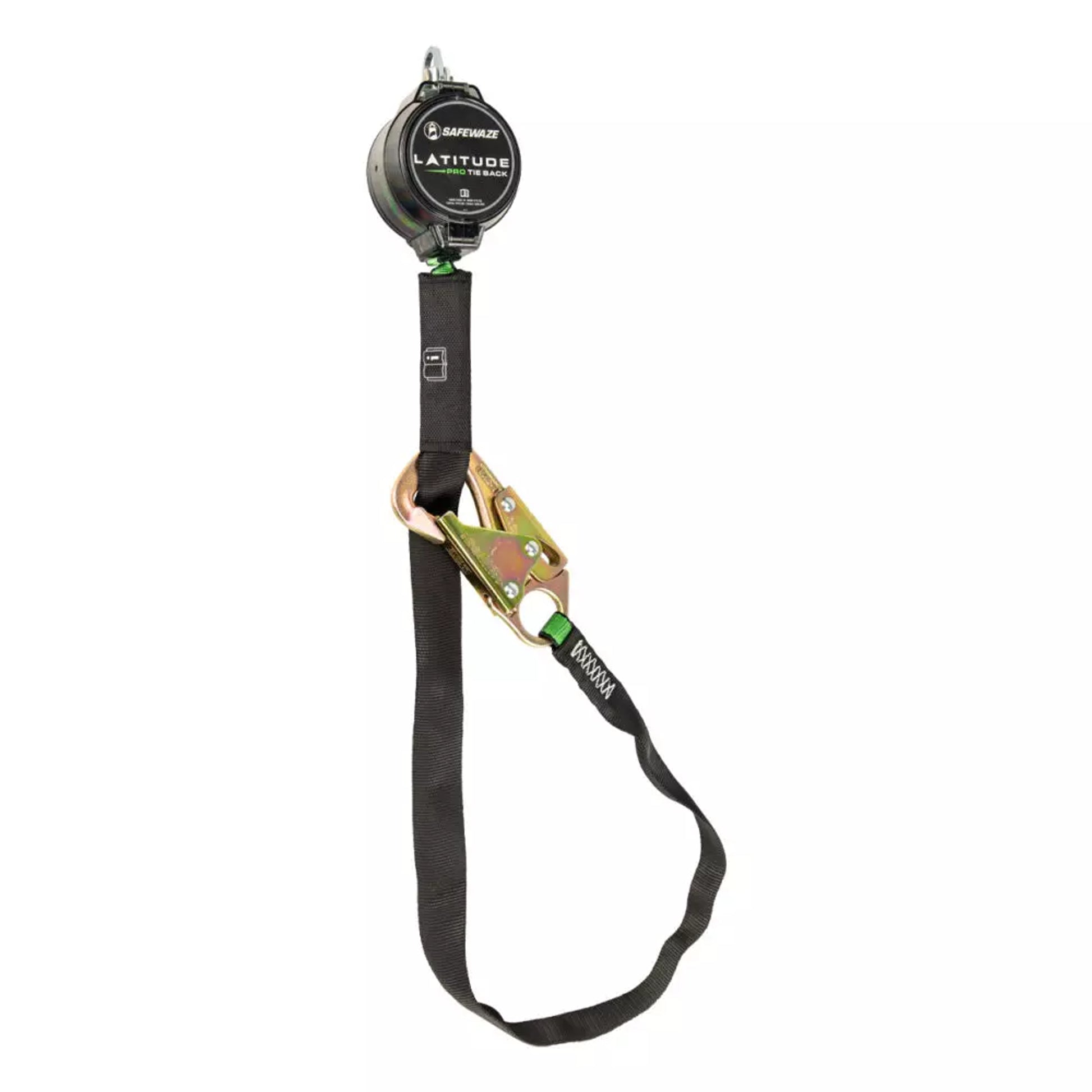 Safewaze Latitude Pro 7' Tie-Back Single Web SRL: No Connector, 40" Tie-back - 018-5028