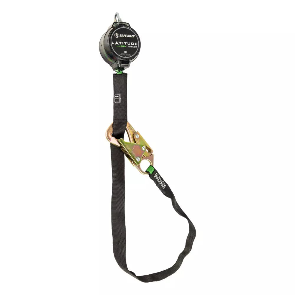 Safewaze Latitude Pro 7' Tie-Back Single Web SRL: No Connector, 40" Tie-back - 018-5028