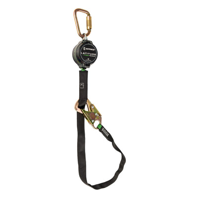 Safewaze Latitude Pro 7' Tie-Back Single Web SRL: Carabiner, 40" Tie-back - 018-5029