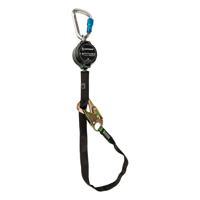 Safewaze Latitude Pro 7' Tie-Back Single Web SRL: Alu Carabiner, 40" Tie-back - 018-5031