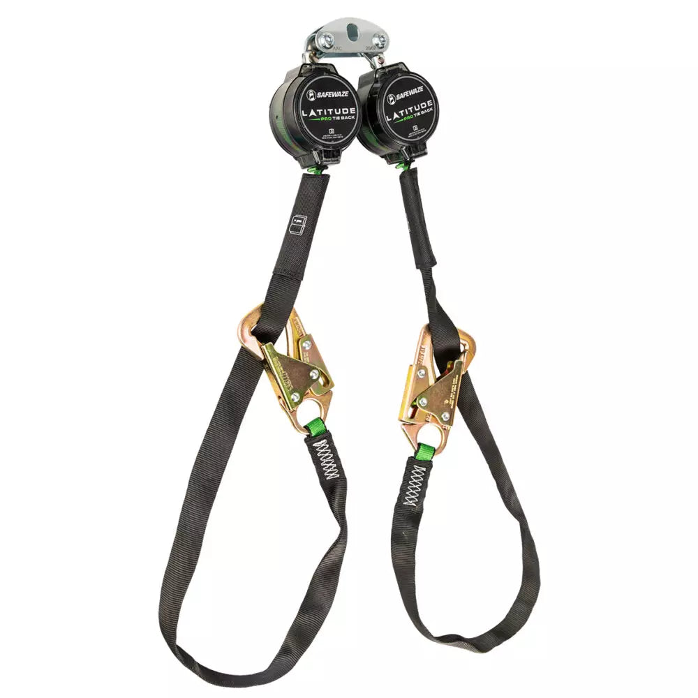 Safewaze Latitude Pro 7' Tie-Back Dual Web SRL: FS-EX313, No Connector, 40" Tie-back - 018-5032