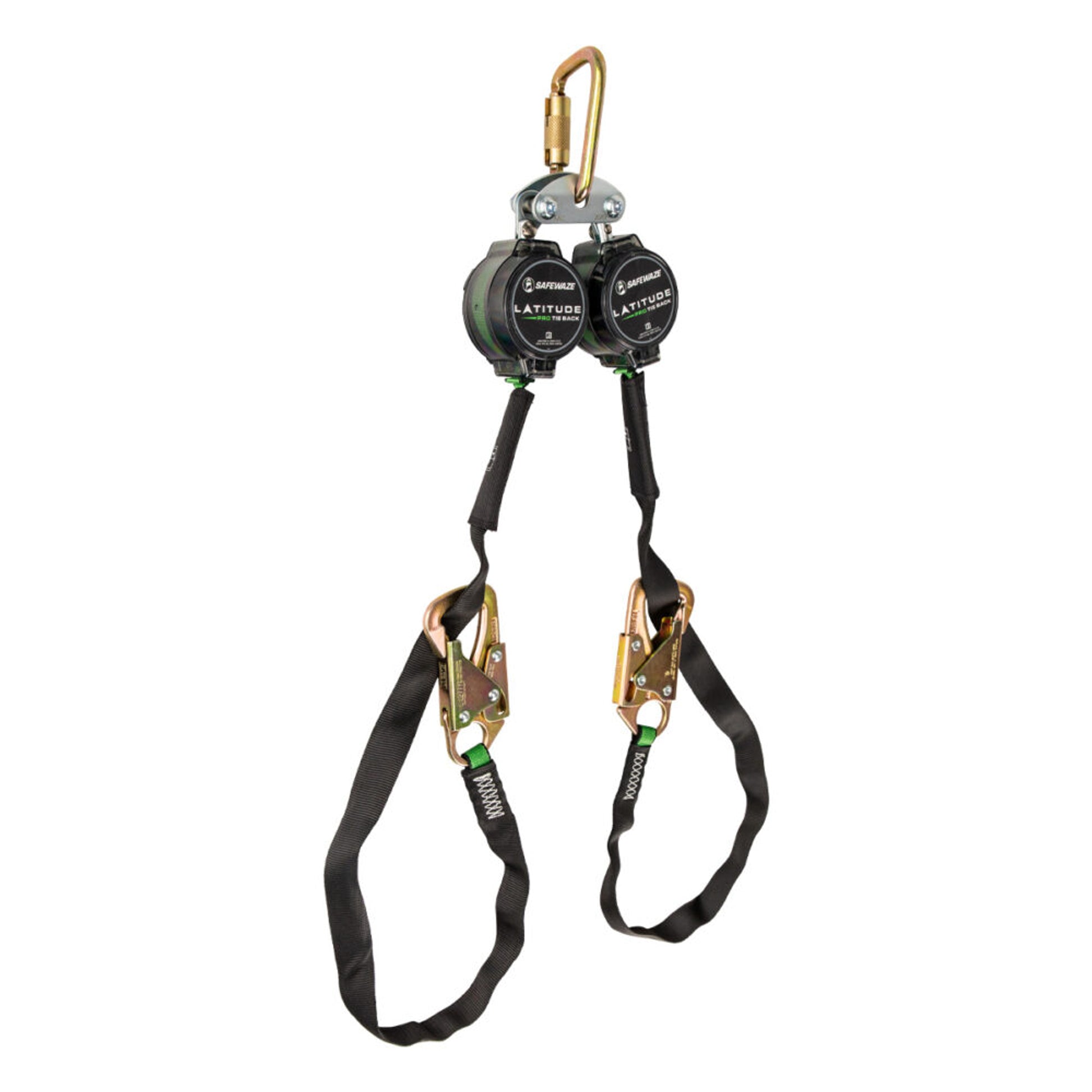 Safewaze Latitude Pro 7' Tie-Back Dual Web SRL: FS-EX313, Carabiner, 40" Tie-back - 018-5033