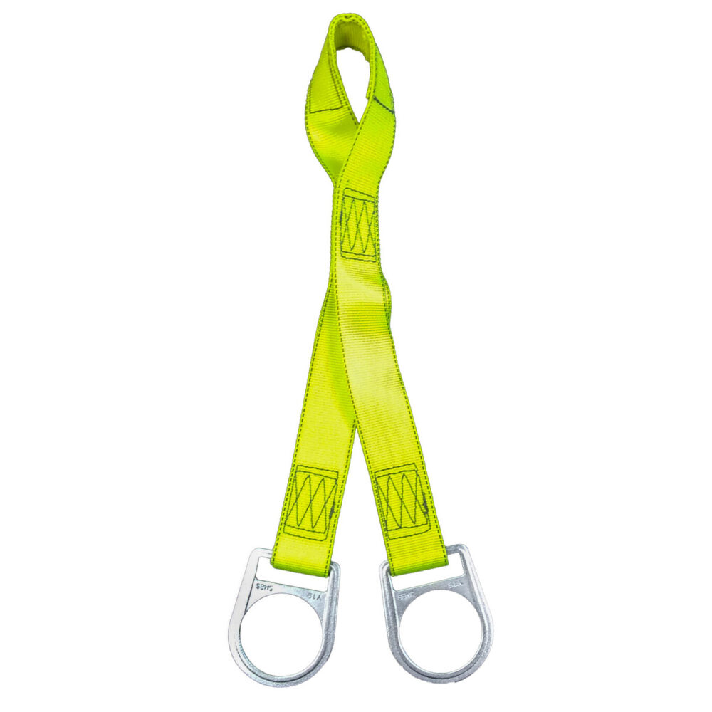 Safewaze 18" Dual Leg D-ring Extender: Soft Loop, 2 D-rings - 019-2008