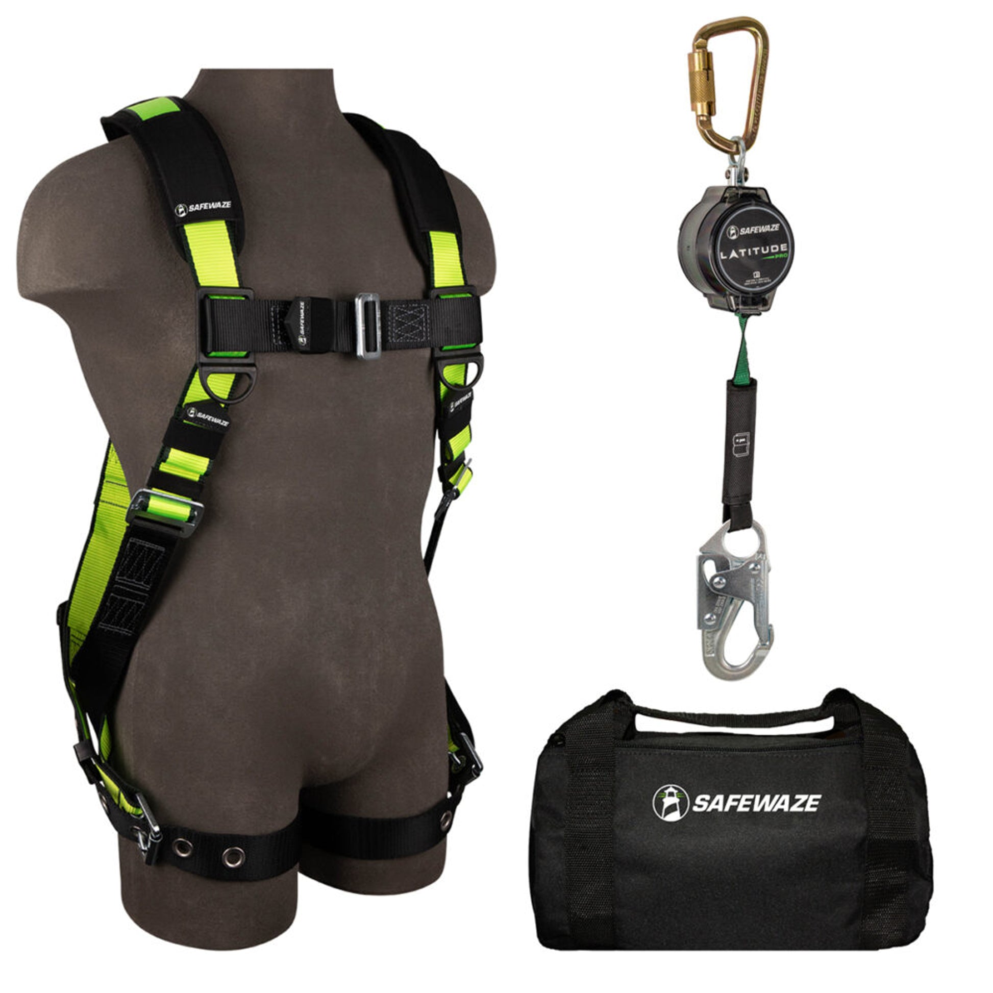 Safewaze PRO Bag Combo: FS185-2X, 018-5004, FS8150 - 019-3008