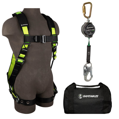 Safewaze PRO Bag Combo: FS185-S/M, 018-5004, FS8150 - 019-3006