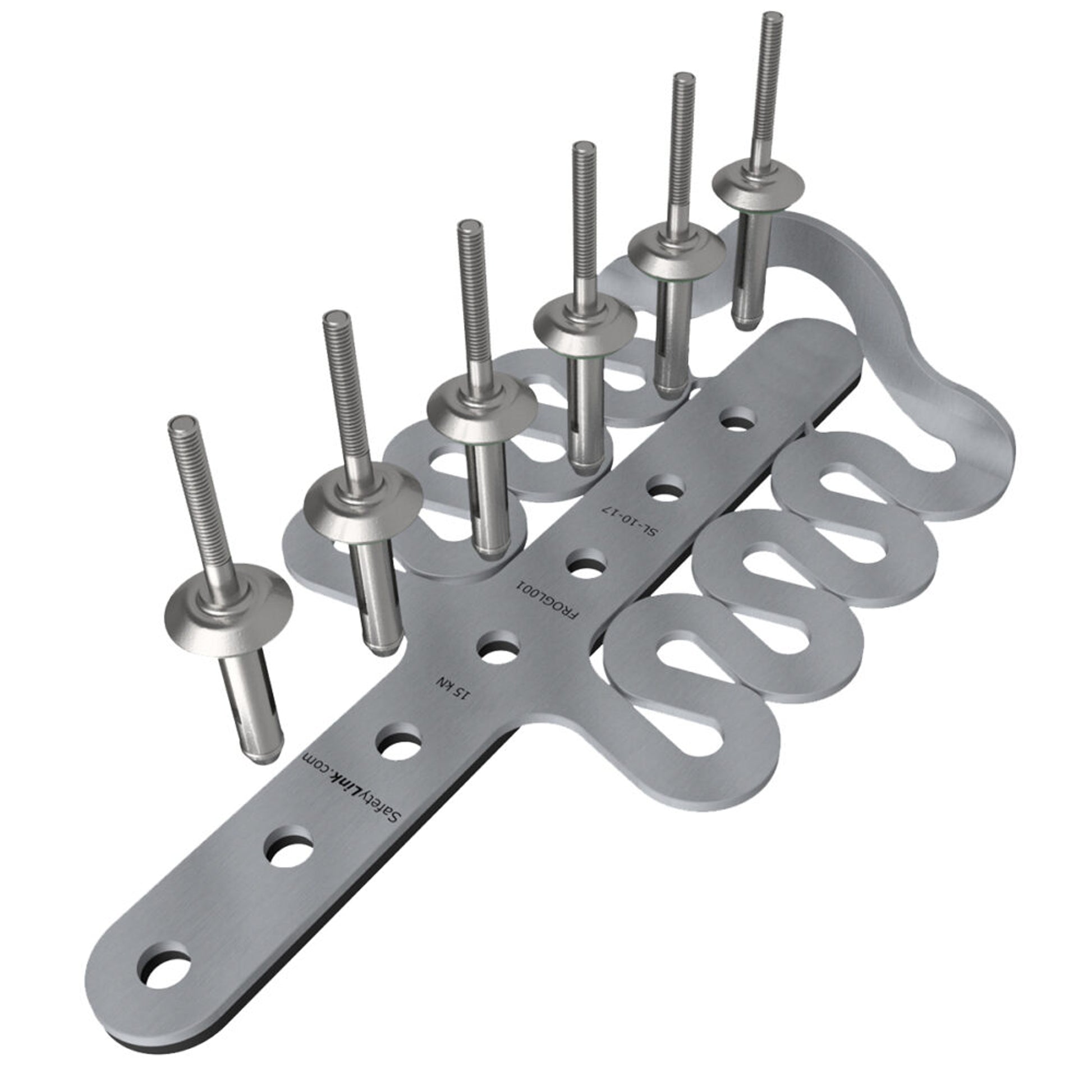 Safewaze FrogLink Permanent Roof Anchor with Rivets	 - 019-4006
