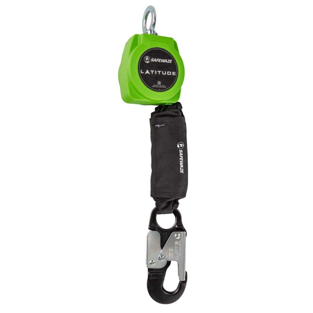 Safewaze Latitude 6' Single Web SRL: No Connector, Alu Snap Hook - 019-5041
