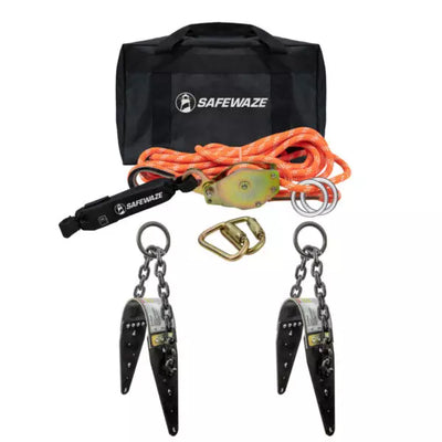 Safewaze 80' Kernmantle Rope HLL: Chain Anchors	 - 019-8010