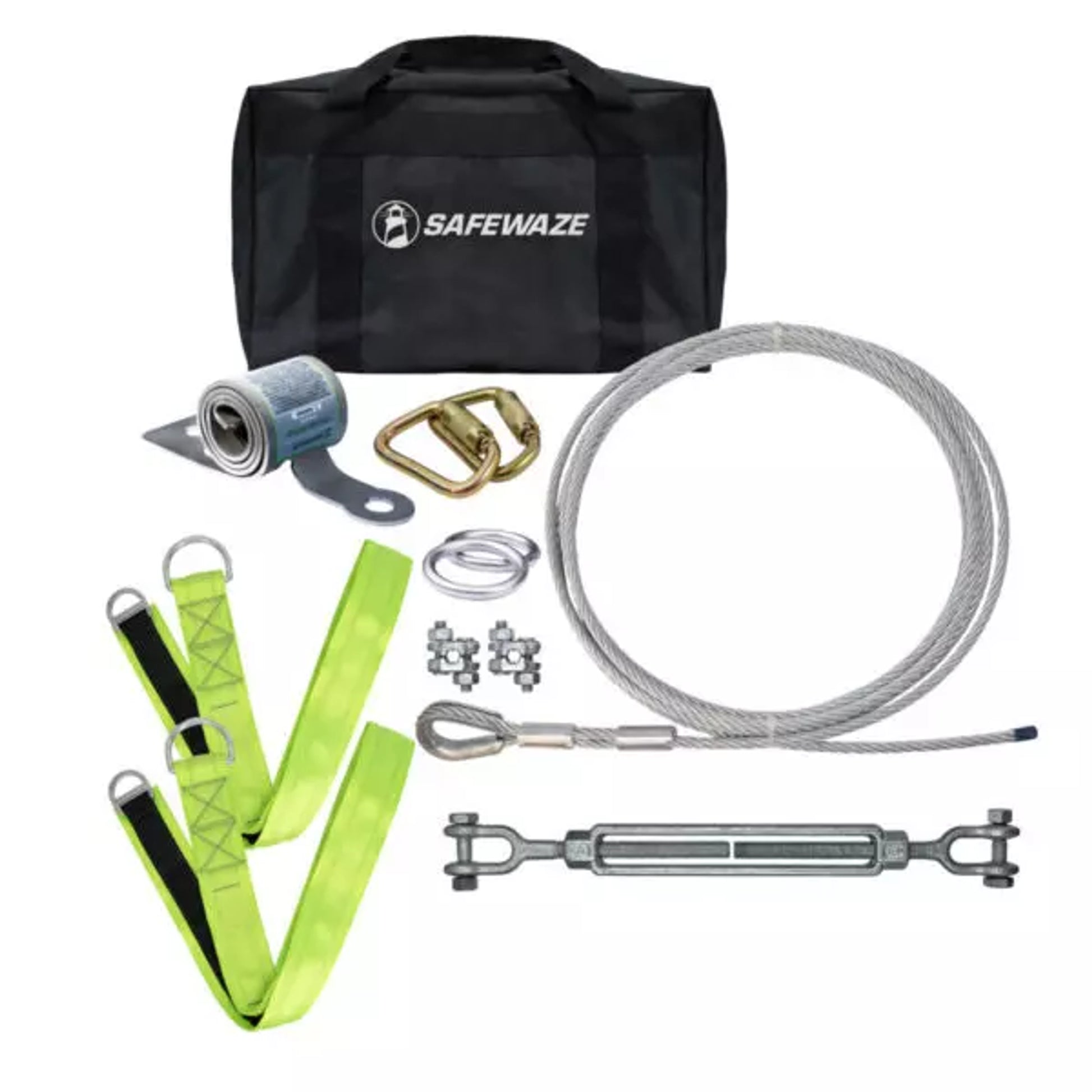 Safewaze 100' Cable HLL: Cross Arm Straps	 - 019-8023