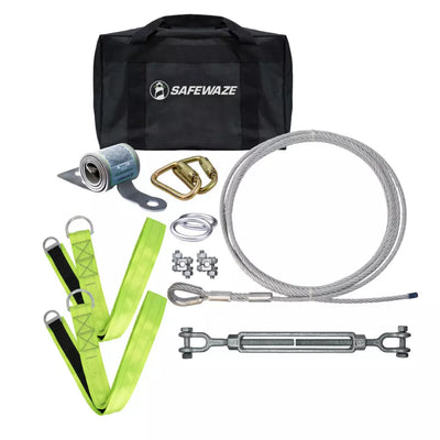 Safewaze 30' Cable HLL: Cross Arm Straps	 - 019-8020