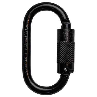 Safewaze Oval Steel Triple Lock Carabiner - 019-9002