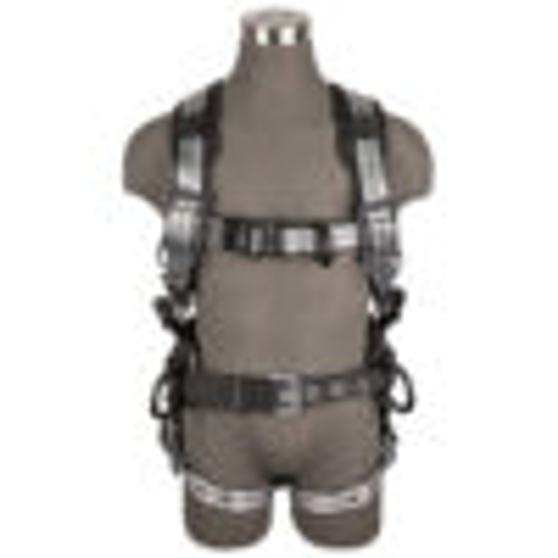 Safewaze PRO+ Slate Construction Harness: Alu 3D, Alu QC Chest, Alu FD, TB Legs (S) - 020-1181