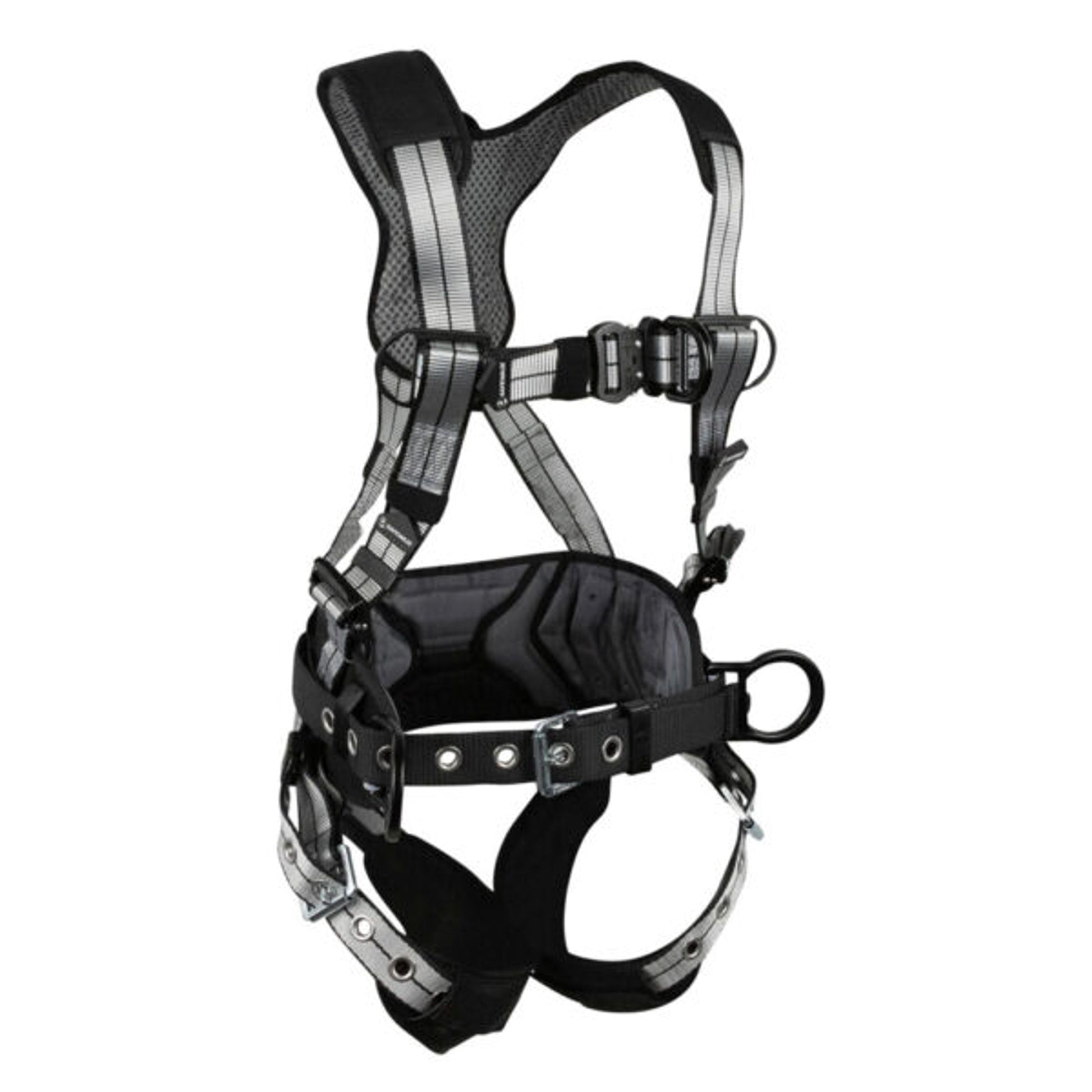 Safewaze PRO+ Slate Construction Harness: Alu 3D, Alu QC Chest, Alu FD, TB Legs (L) - 020-1183