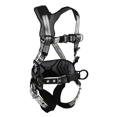 Safewaze PRO+ Slate Construction Harness: Alu 3D, Alu QC Chest, Alu FD, TB Legs (XS) - 020-1180