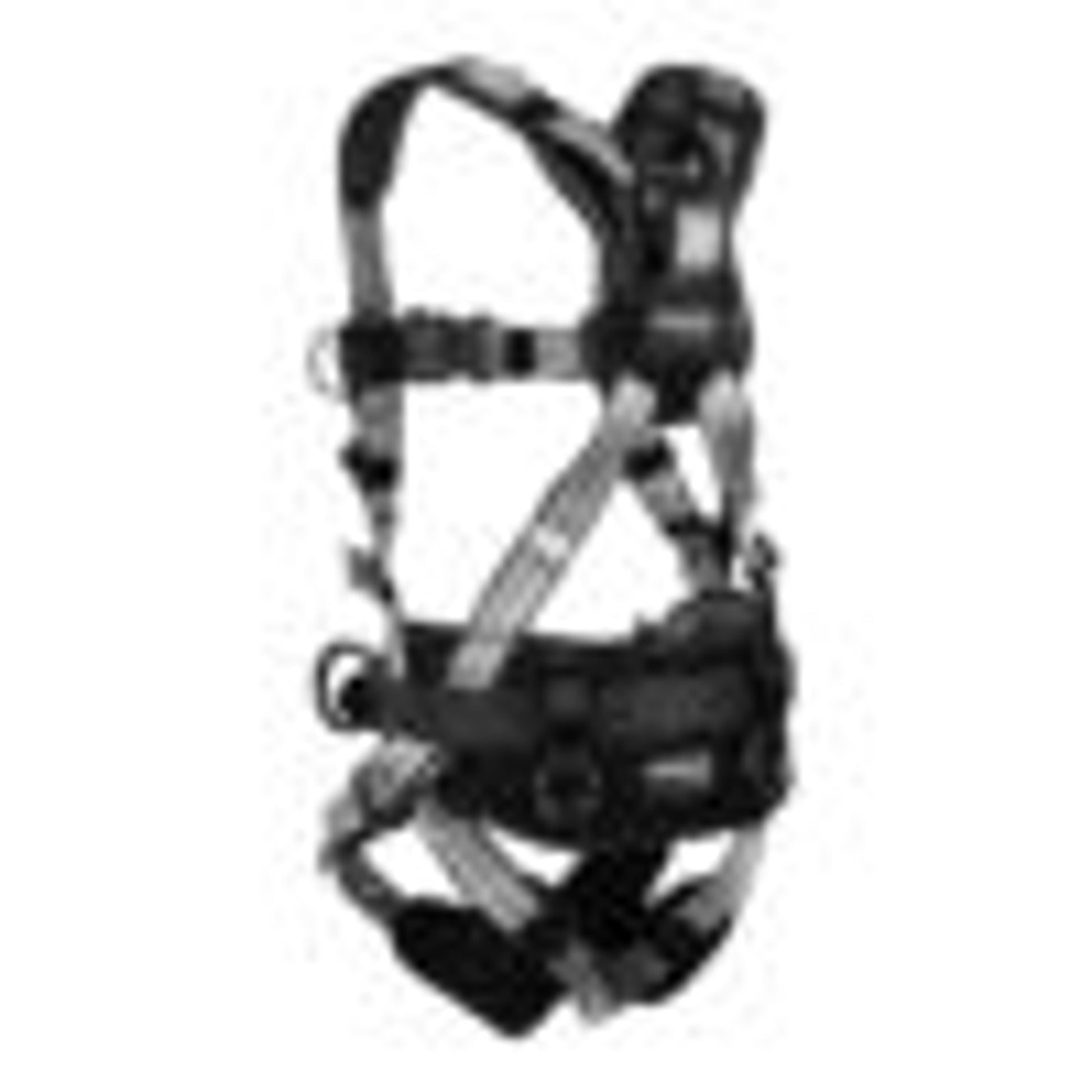 Safewaze PRO+ Slate Construction Harness: Alu 3D, Alu QC Chest, Alu FD, TB Legs (XS) - 020-1180