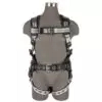 Safewaze PRO+ Slate Construction Harness: Alu 3D, Alu QC Chest, TB Legs (S) - 020-1189
