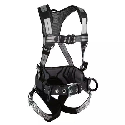Safewaze PRO+ Slate Construction Harness: Alu 3D, Alu QC Chest, TB Legs (S) - 020-1189