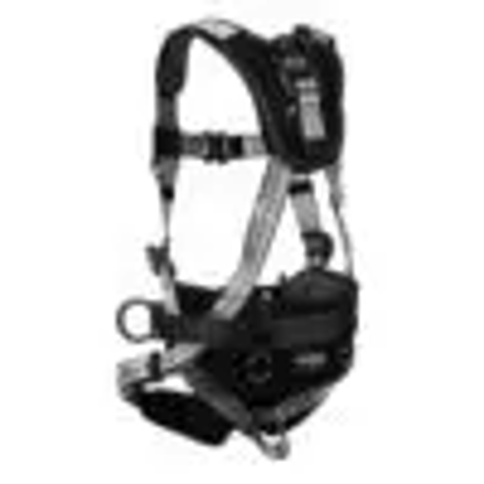 Safewaze PRO+ Slate Construction Harness: Alu 3D, Alu QC Chest, TB Legs (S) - 020-1189
