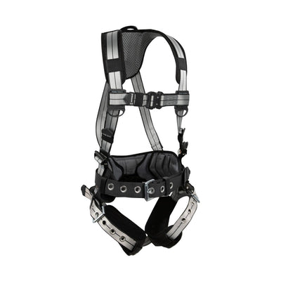 Safewaze PRO+ Slate Construction Harness: Alu 1D, Alu QC Chest, TB Legs (XL) - 020-1200