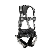 Safewaze PRO+ Slate Construction Harness: Alu 1D, Alu QC Chest, TB Legs (XS) - 020-1196