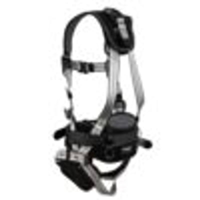 Safewaze PRO+ Slate Construction Harness: Alu 1D, Alu QC Chest, TB Legs (XS) - 020-1196