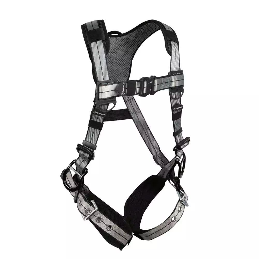 Safewaze PRO+ Slate Harness: Alu 3D, Alu QC Chest, TB Legs (L) - 020-1207
