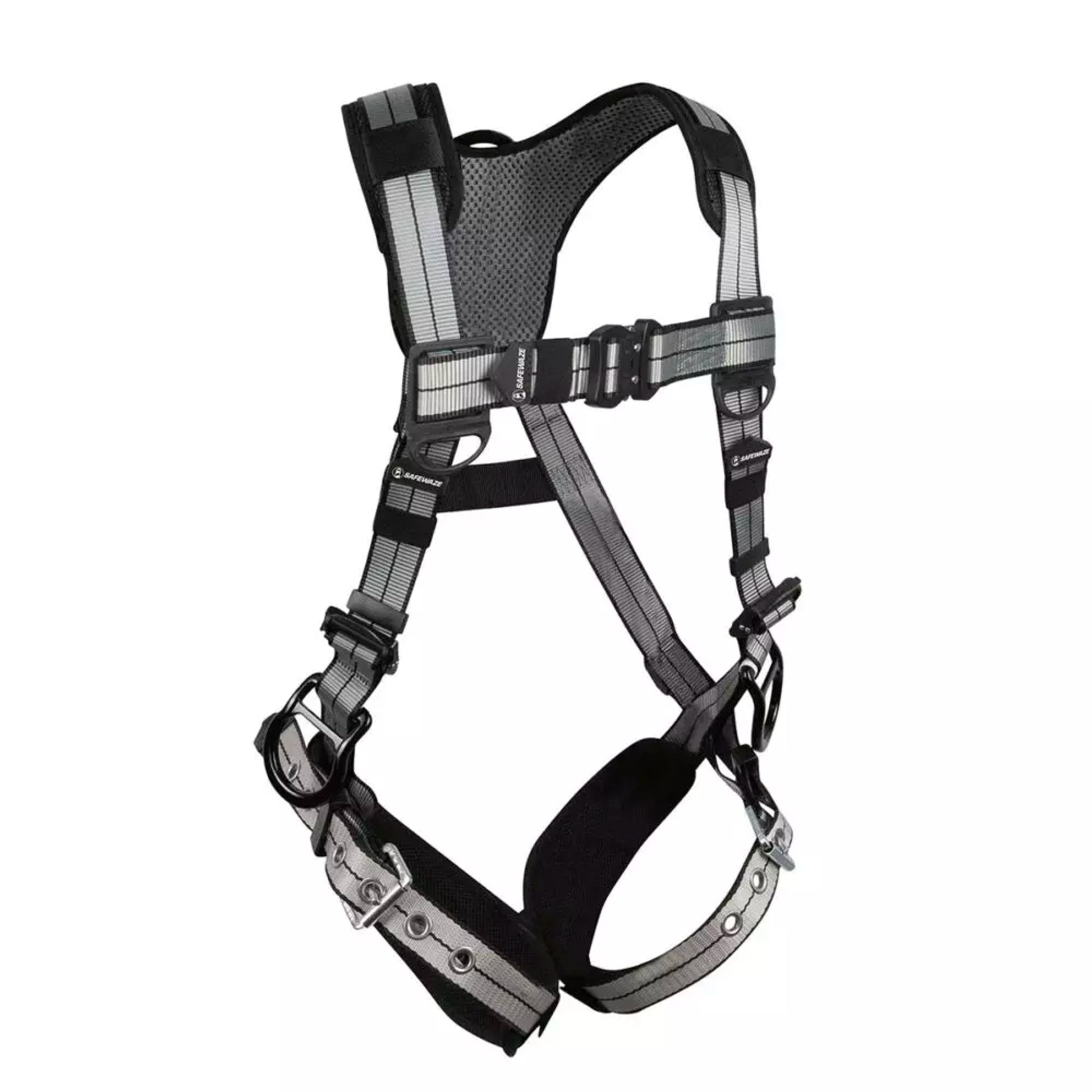 Safewaze PRO+ Slate Harness: Alu 3D, Alu QC Chest, TB Legs (2X) - 020-1209