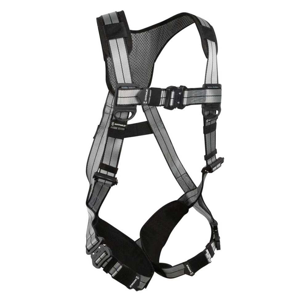 Safewaze PRO+ Slate Harness: Alu 1D, Alu QC Chest/Legs (2X) - 020-1225