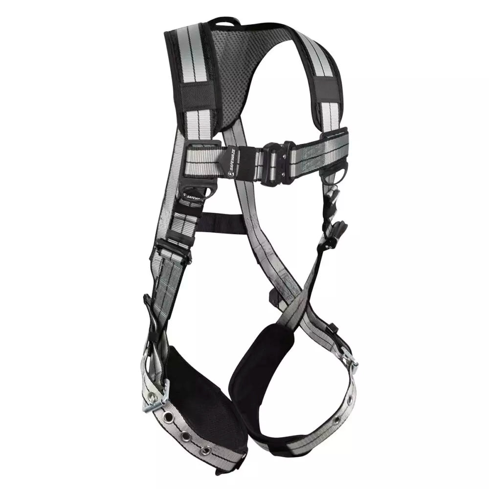 Safewaze PRO+ Slate Harness: Alu 1D, Alu QC Chest, TB Legs (2X) - 020-1233