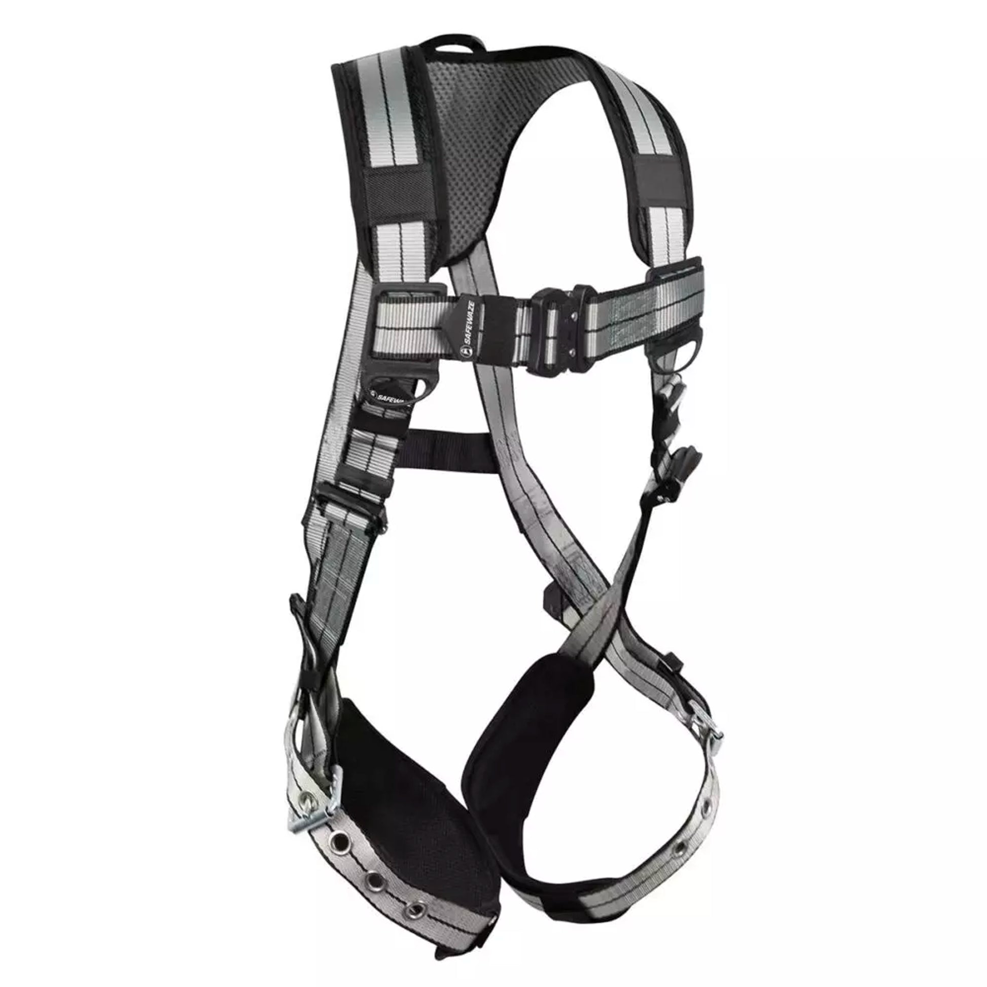 Safewaze PRO+ Slate Harness: Alu 1D, Alu QC Chest, TB Legs (M) - 020-1230