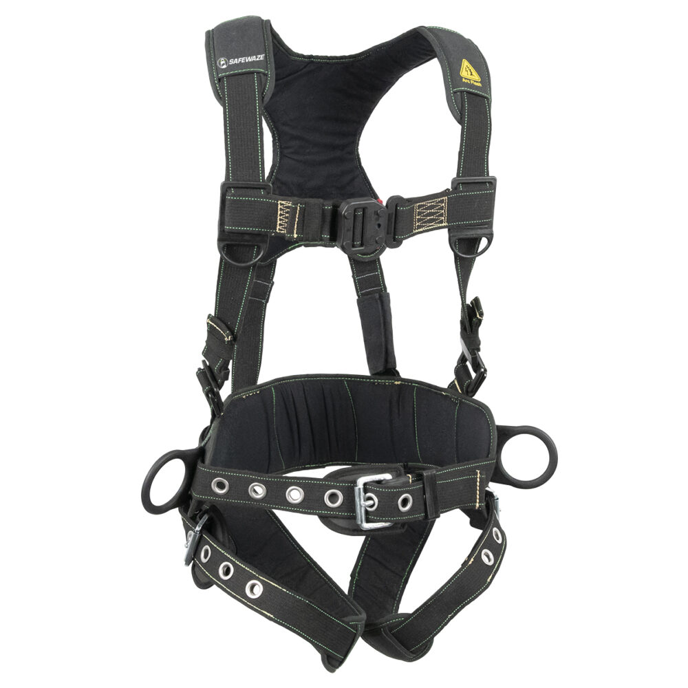 Safewaze Arc Flash Construction Harness: DE 3D, DE QC Chest, TB Legs (L) - 020-1261