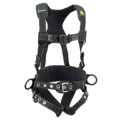 Safewaze Arc Flash Construction Harness: DE 3D, DE QC Chest, TB Legs (L) - 020-1261