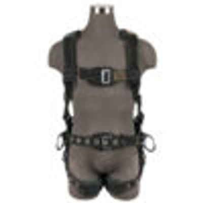 Safewaze Arc Flash Construction Harness: 3D, MB Chest, TB Legs (M) - 020-1346