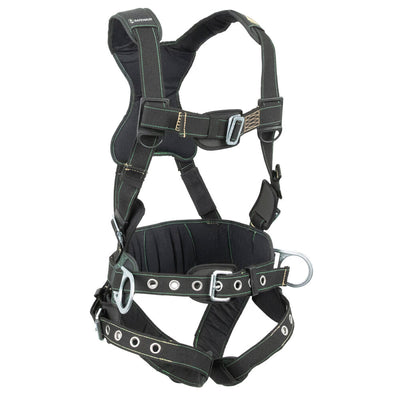 Safewaze Arc Flash Construction Harness: 3D, MB Chest, TB Legs (2X) - 020-1349