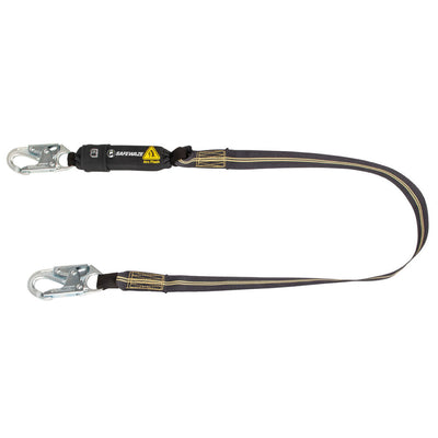 Safewaze Arc Flash 6' Energy Absorbing Lanyard: Aramid, Snap Hook - 020-2045