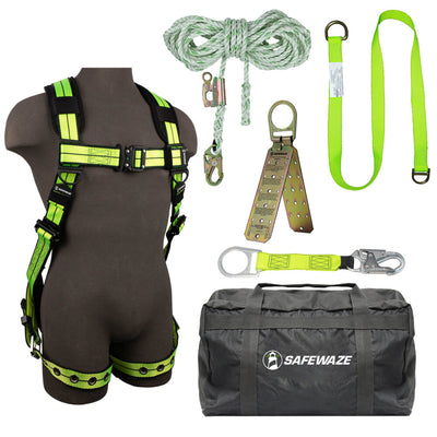 Safewaze PRO+ Bag Roof Kit: FS-FLEX185-2X, FS700-50GA, FS813, FS811-20, FS870, FS8175 - 020-3124