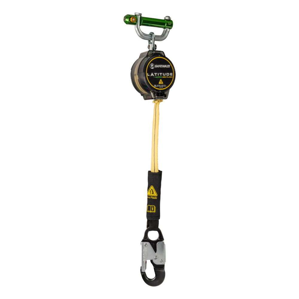 Safewaze Latitude Pro Arc Flash 7' Single Web SRL: 9013 BWB, Alu Snap - 020-5206