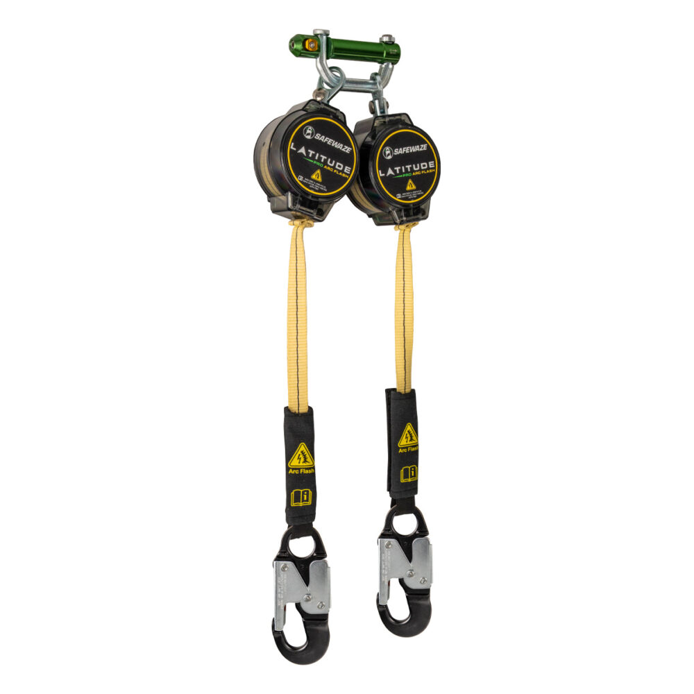 Safewaze Latitude Pro Arc Flash 7' Dual Web SRL: 9013 BWB, Alu Snap Hooks - 020-5215