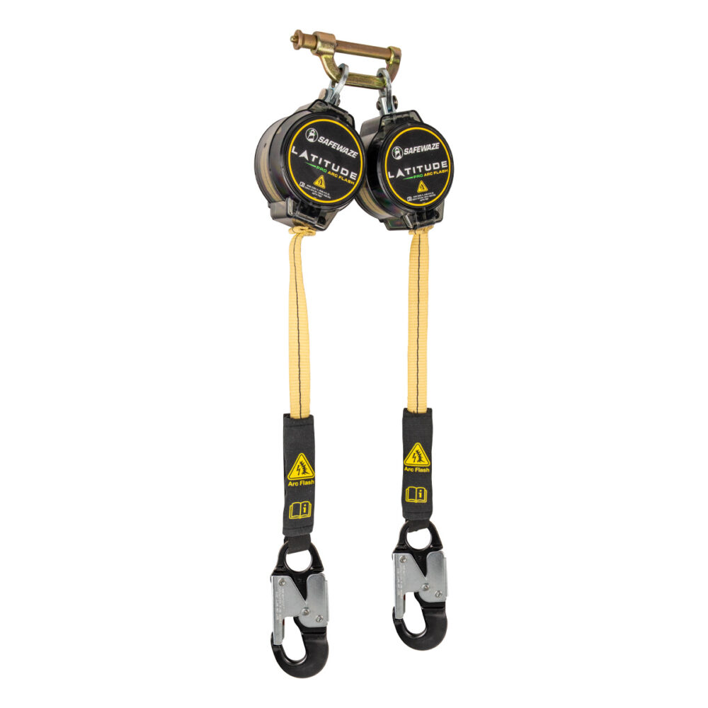 Safewaze Latitude Pro Arc Flash 7' Dual Web SRL: 9012 BWB, Alu Snap Hooks - 020-5219