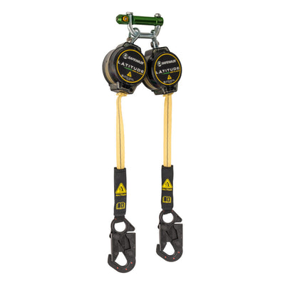 Safewaze Latitude Pro Arc Flash 7' Dual Web SRL: 9013 BWB, Dielectric Snap Hooks - 020-5221