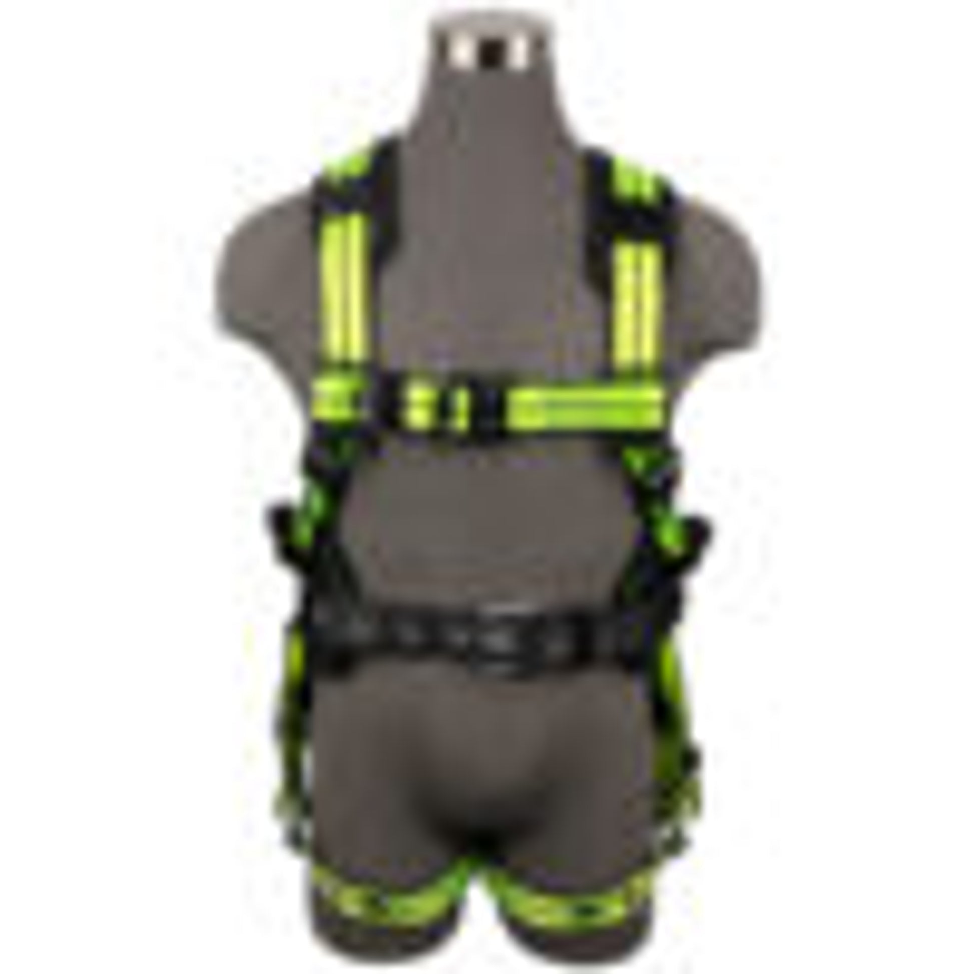 Safewaze PRO+ Construction Harness: 1D, QC Chest, TB Legs (3X) No side D-rings - 021-1439