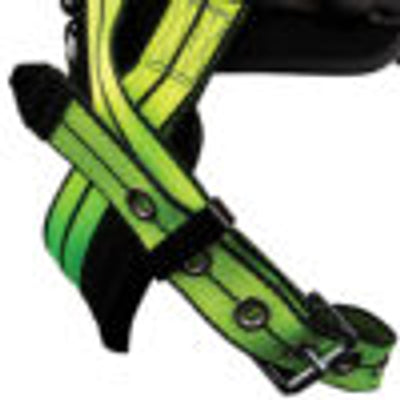 Safewaze PRO+ Construction Harness: 1D, QC Chest, TB Legs (3X) No side D-rings - 021-1439