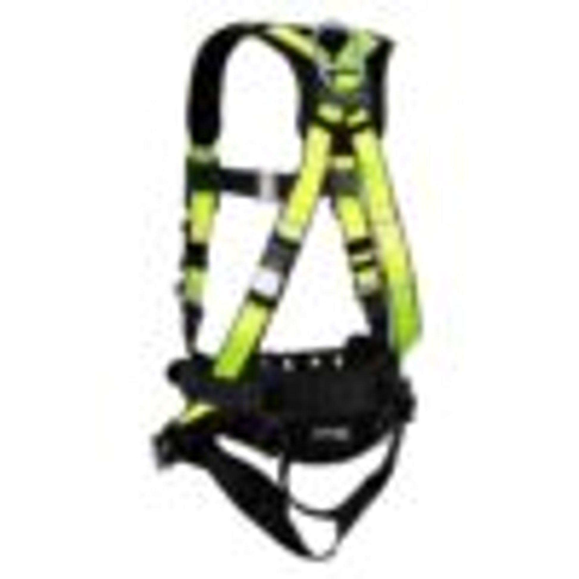 Safewaze PRO Construction Harness: 1D, QC Chest, TB Legs, Fixed Waist Pad (2X) No side D-rings - 021-1446