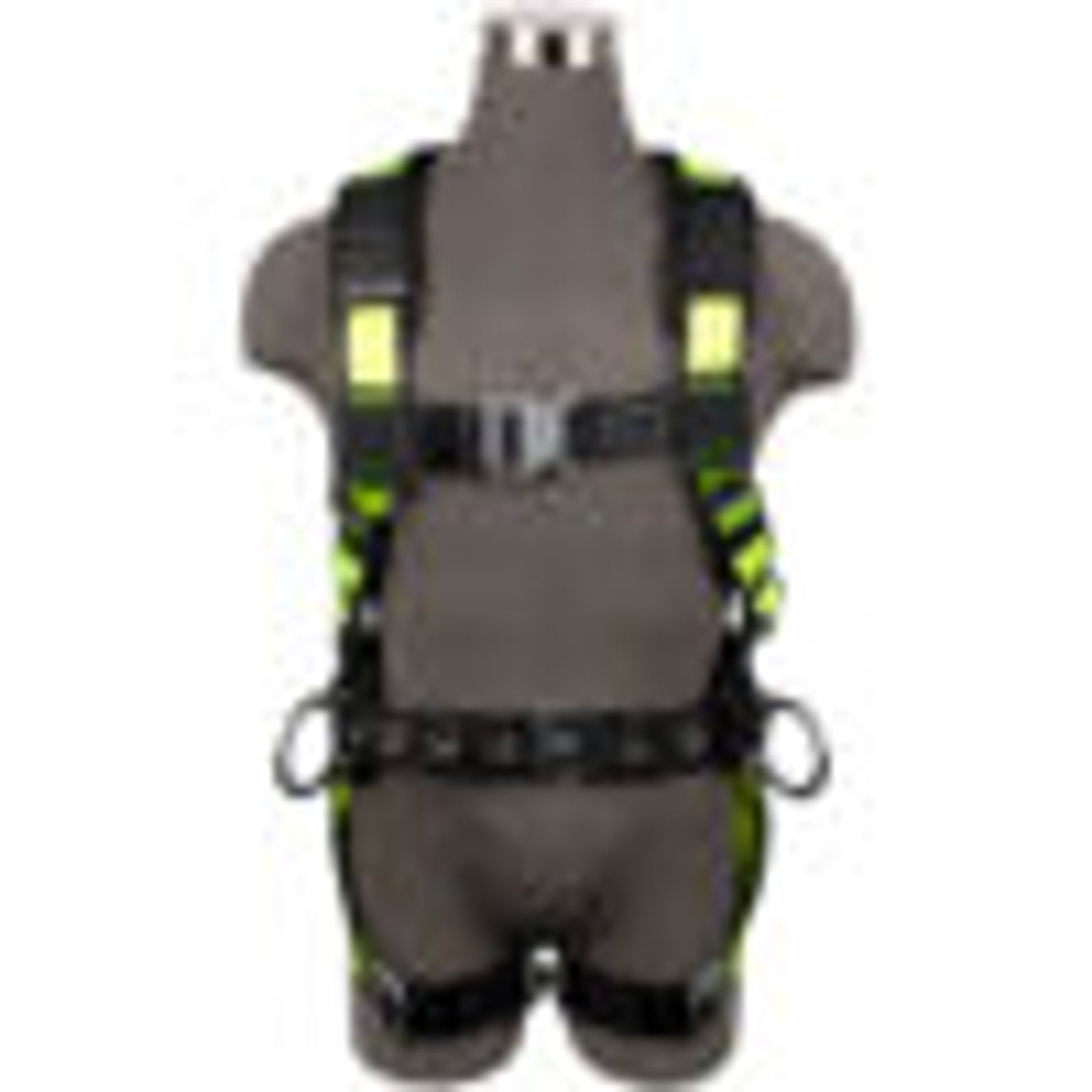 Safewaze PRO Construction Harness: 3D, QC Chest, QC Legs, Free Floating Waist Pad (3X) - 021-1455